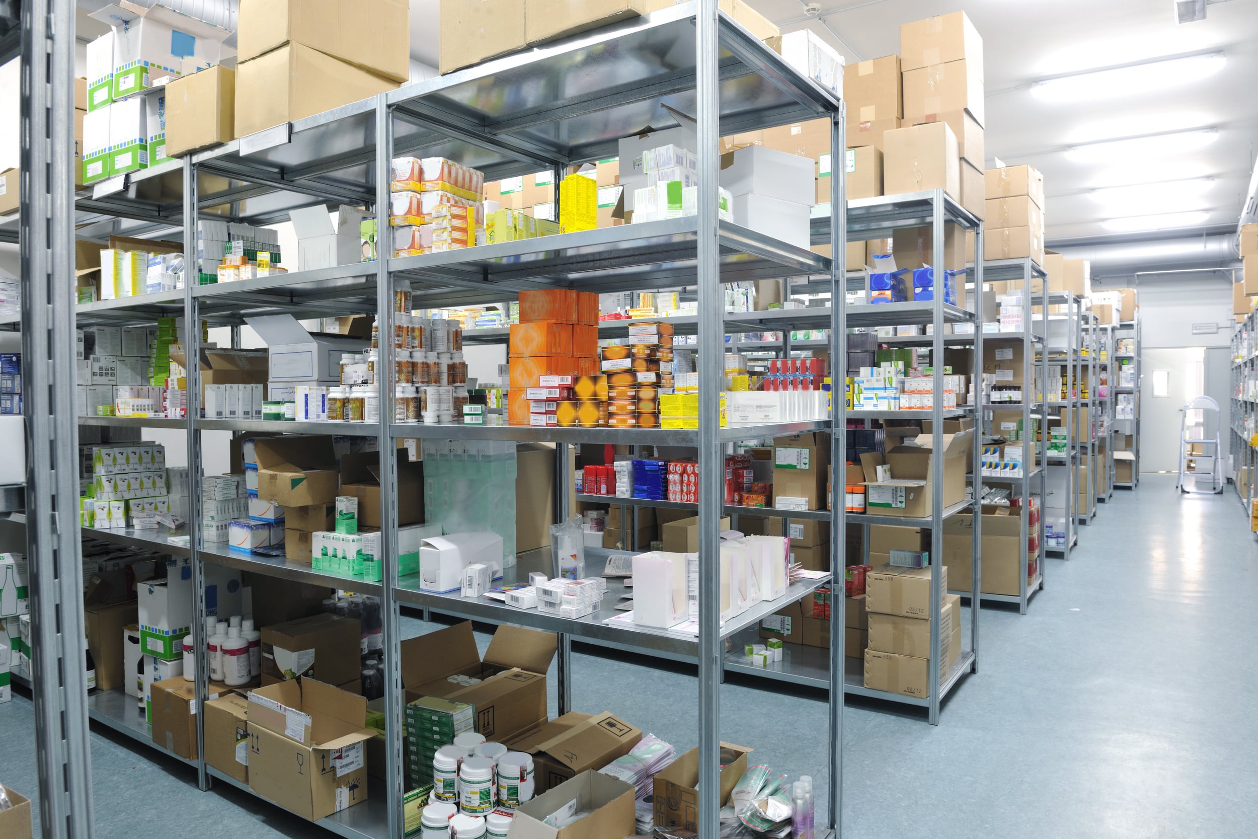 medical factory supplies storage
